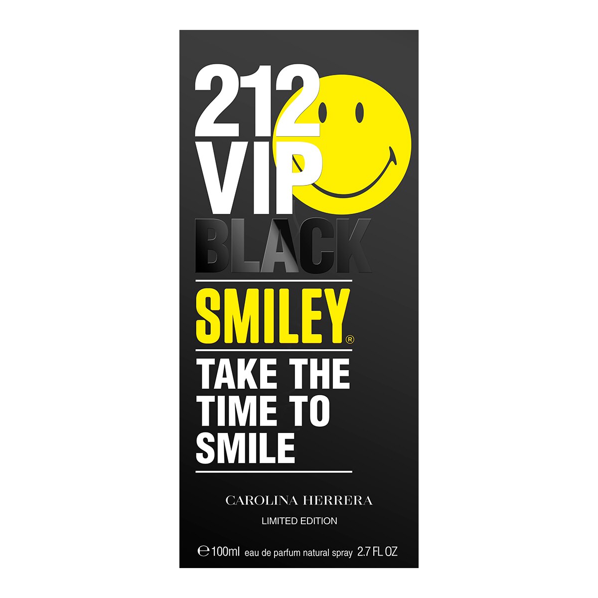 CAROLINA HERRERA 212 VIP BLACK SMILEY EDP PERFUME PARA CABALLERO